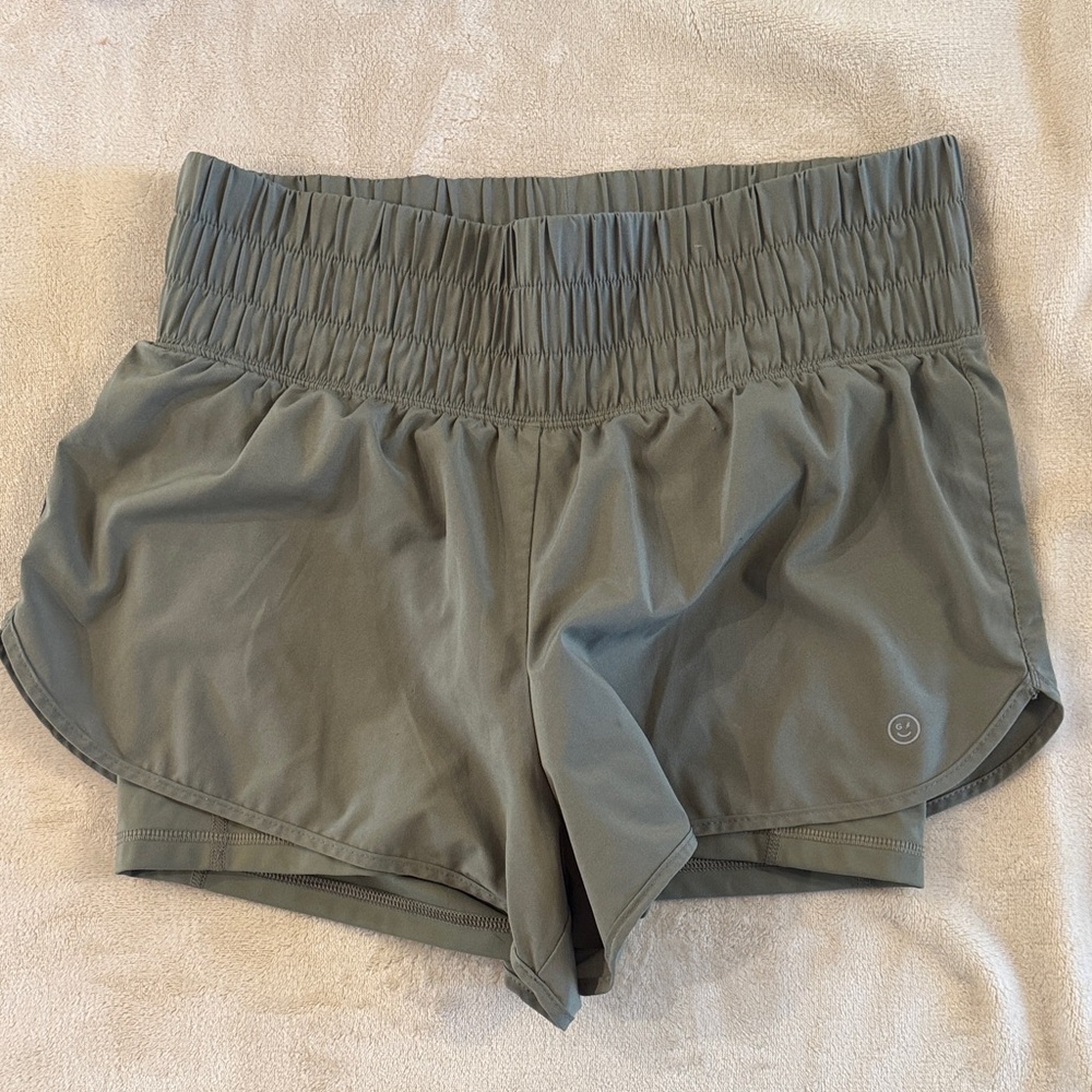 Gilly Hicks Sage Green Athletic Shorts